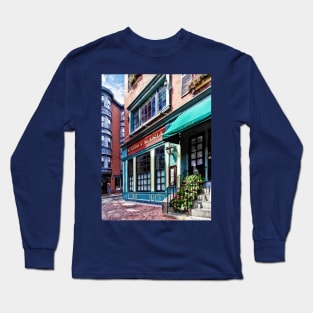 Boston MA - North End Restaurant Long Sleeve T-Shirt